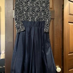 Elegant Navy Dress